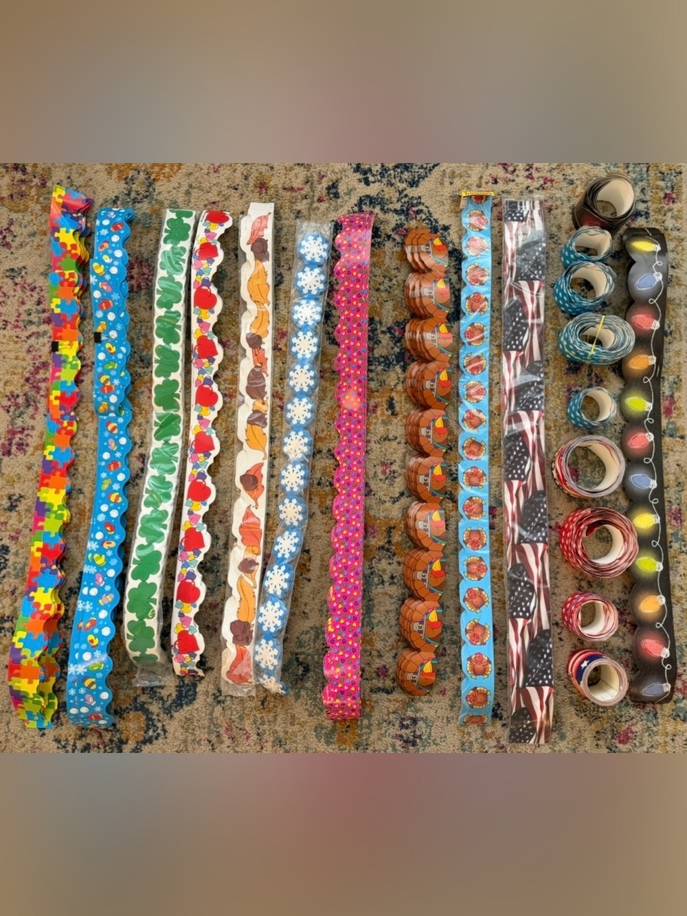 Teacher Bulletin Board Border Lot - Seasonal & Theme Borders